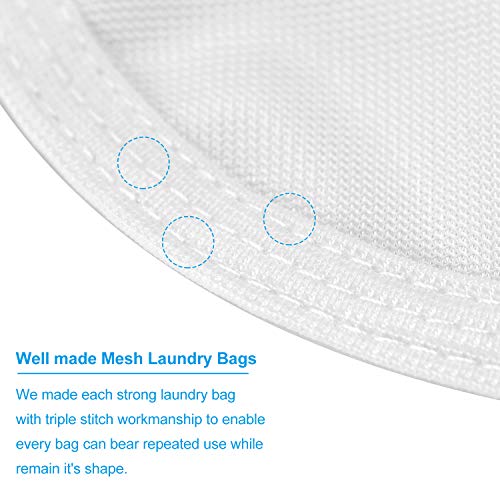GOGOODA Delicates Laundry Bags, Fine Mesh Wash Bag for Lingerie, Underwear, Bra, Silk, Socks with Hanging Loop - Image 3