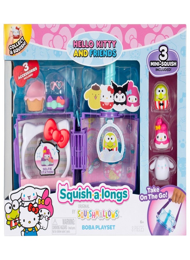 Squish-a-longs Hello Kitty and Friends Hello Kitty Boba Playset - Image 1