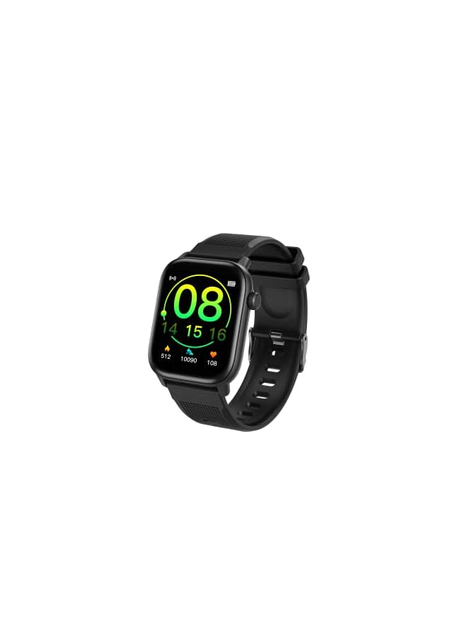 LAZOR Core Smart Watch Touch Screen Multiple Watch Face Daily Activity Tracking With Health Tracker, Black, 1.69'', Bluetooth - Image 2
