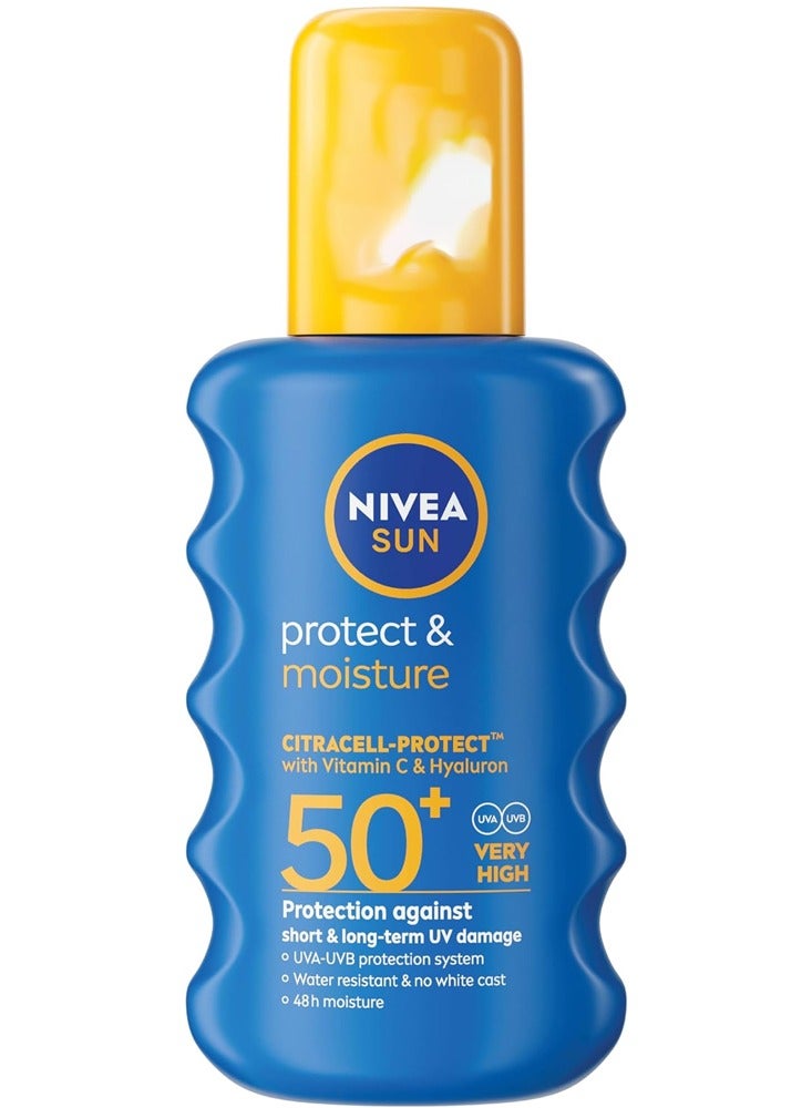 Nivea Sun Protect & Moisture Spray Citracell Protect with Vitamin C and Hyaluron SPF 50+, 200ml