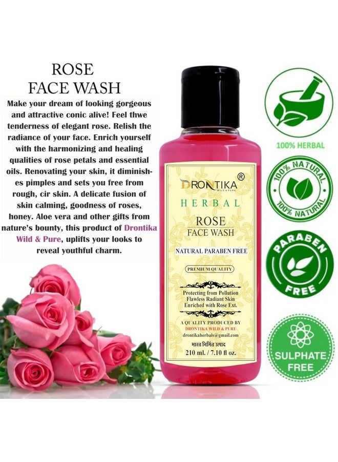 Drontika Ayurvedic Neem Face Wash | Gentle Face Wash for Acne | Face Wash for Acne Prone Skin | Anti-Acne Face Wash with Neem | Paraben & Sulphate-Free | Suitable for All Skin Types 200ml - Image 3