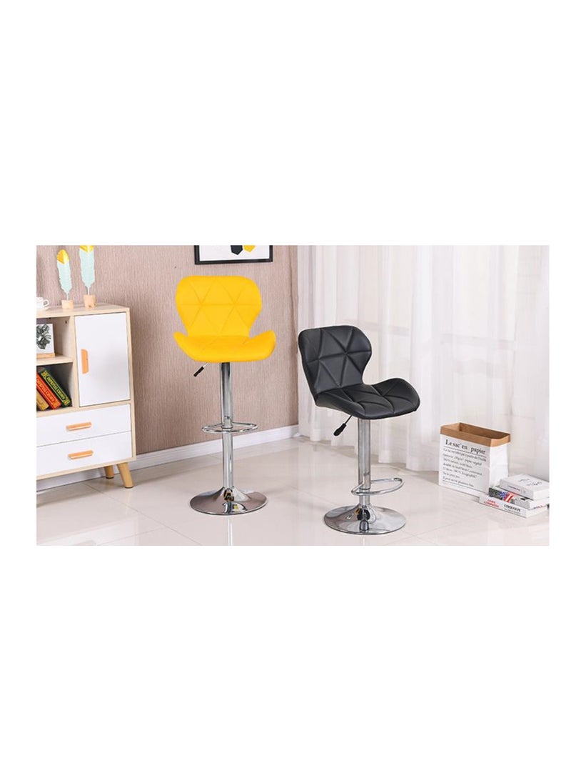 Generic - Bar Chairs Swivel Height Adjustable Bar Stools PU Leather Padded Breakfast Barstools - Image 1