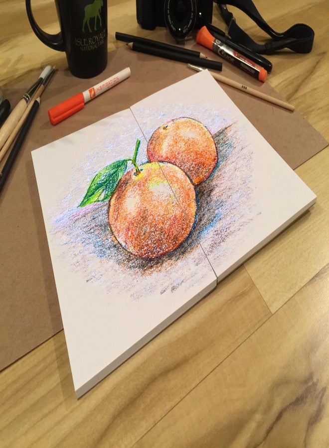 دفتر رسم مسطح للتصميم. أوراق قابلة للإزالة. ورق فاخر. غلاف مقوى ذكي يسمح بفتحه بشكل مسطح. (8.5 بوصة × 11 بوصة) LF-50100-LS (دفتر واحد) - Image 5