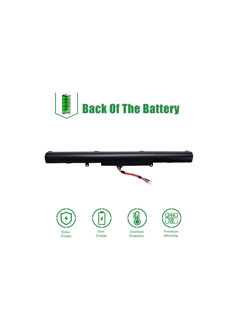 Terabyte A41N1501 Battery 15V 48Wh Replacement for ASUS ROG G752VW GL752VL GL752VW N752VW N552V N552VX N752V Series A41LK9H L41LK2H 0B110-00360000 0B110-00360100 - Image 4