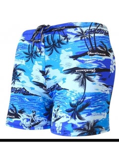 Swimming Trunks Men's Double-layer Sports Plus Size Five-point Trunks Swimming Trunks Quick-drying Hot Spring Swimming Trunks Racing Pants Wholesale-Color:Random Swimming Trunks-