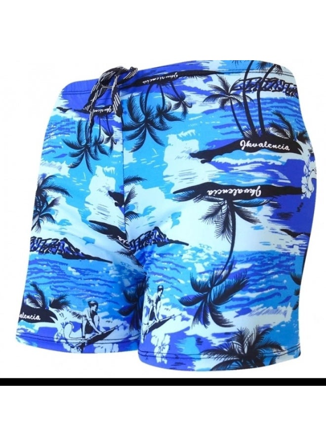 Generic - Swimming Trunks Men's Double-layer Sports Plus Size Five-point Trunks Swimming Trunks Quick-drying Hot Spring Swimming Trunks Racing Pants Wholesale-Color:Random Swimming Trunks- - Image 1