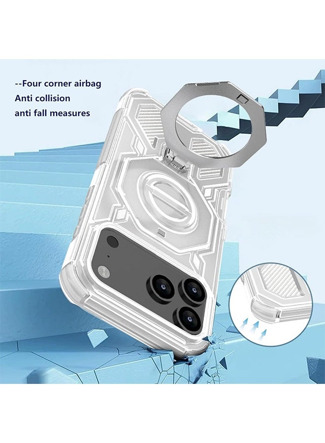 Lemon Case for iPhone 17 Pro max Magnetic Stand Case with Stand (Black) - Image 4