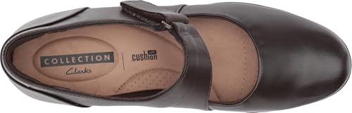 Clarks Women's Emslie Lulin Pump,Brown Leather,9 M US - Image 3