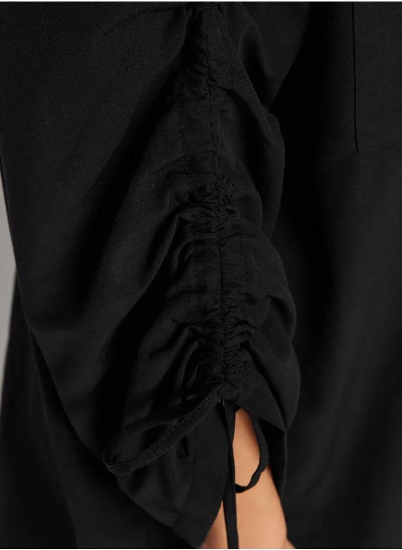 trendyol Pocket Detail Button Down Shirt