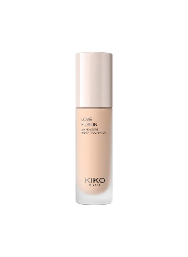 Kiko Milano NEUTRAL ROSE LOVE FUSION 24H MOISTURE RADIANT FOUNDATION for Women | Best Price UAE