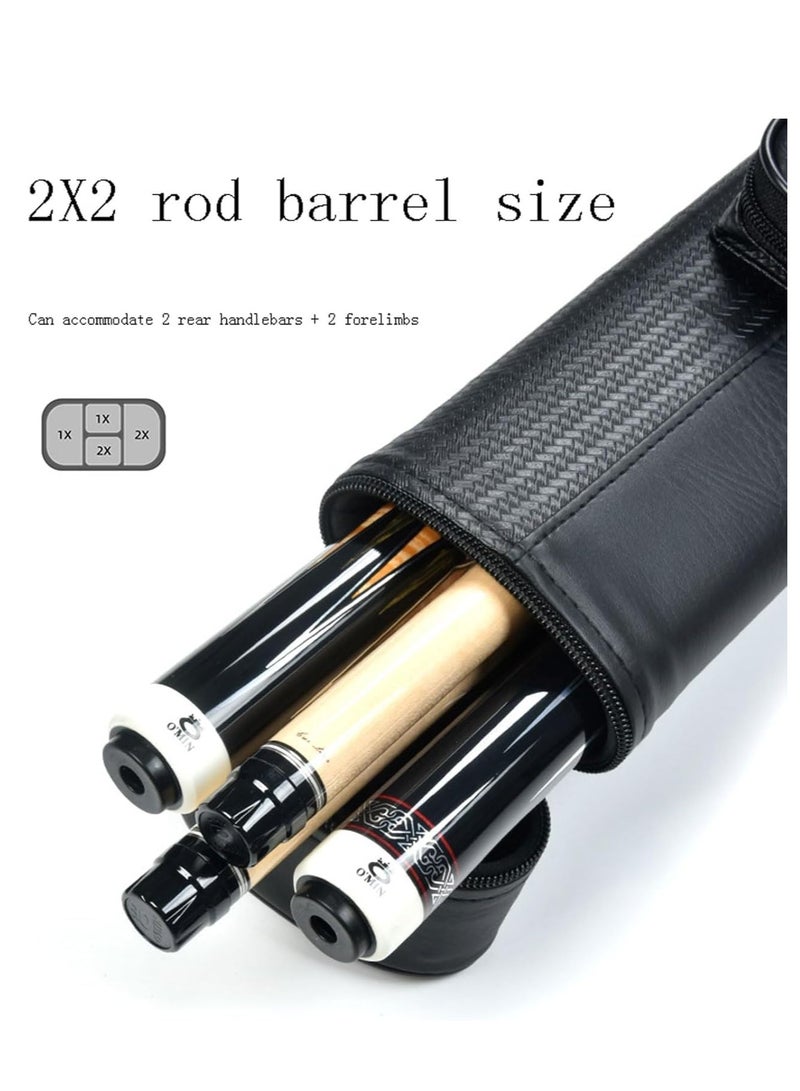 Carbon Fiber Pool Cue Stick 1/2 Joint, 12mm Tip – Professional Billiard Cue with 4-Hole Pool Cue Carrying Case ( SC 2x4)blue - Image 4