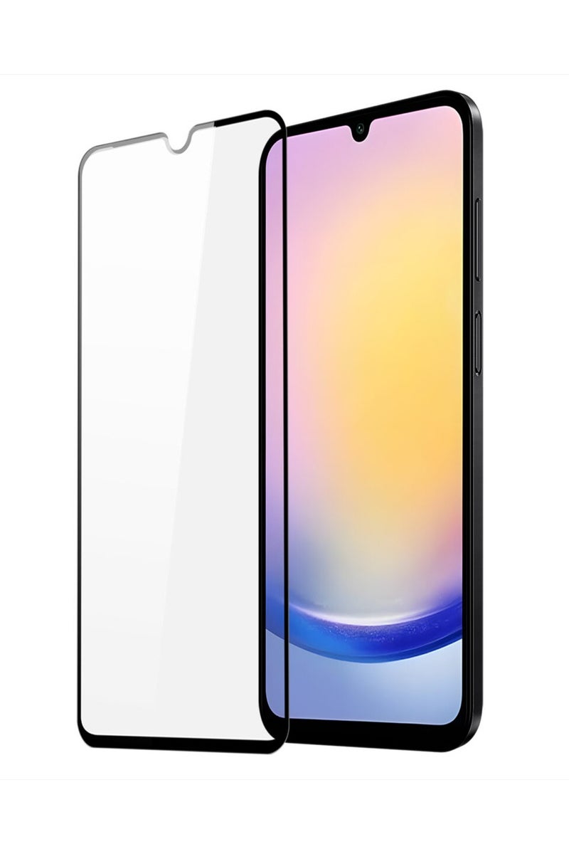 DUX DUCIS Tempered Glass Screen Protector, DUX - DUCIS Compatible with Samsung Galaxy A16 , Full Coverage Black Edge Clear Screen Protector (Full Glue Clear Black Edge) - Image 1