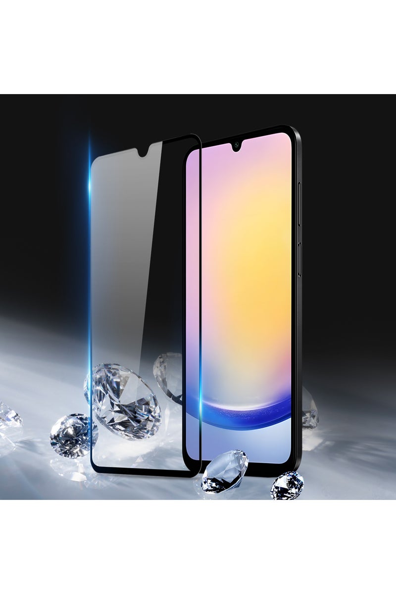 DUX DUCIS Tempered Glass Screen Protector, DUX - DUCIS Compatible with Samsung Galaxy A16 , Full Coverage Black Edge Clear Screen Protector (Full Glue Clear Black Edge) - Image 2