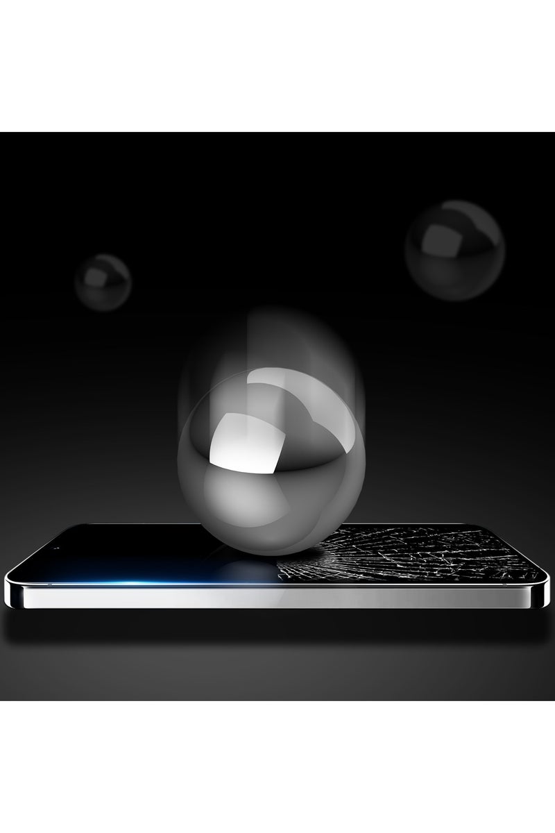 DUX DUCIS Tempered Glass Screen Protector, DUX - DUCIS Compatible with Samsung Galaxy A16 , Full Coverage Black Edge Clear Screen Protector (Full Glue Clear Black Edge) - Image 4