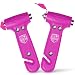 Swiss Safe 5in1 Emergency Car Safety Hammer Car Window Breaker Seatbelt Cutter HeavyDuty Escape Tool for Vehicle Emergencies and Auto Kits Pink 2 Pack - Image 2