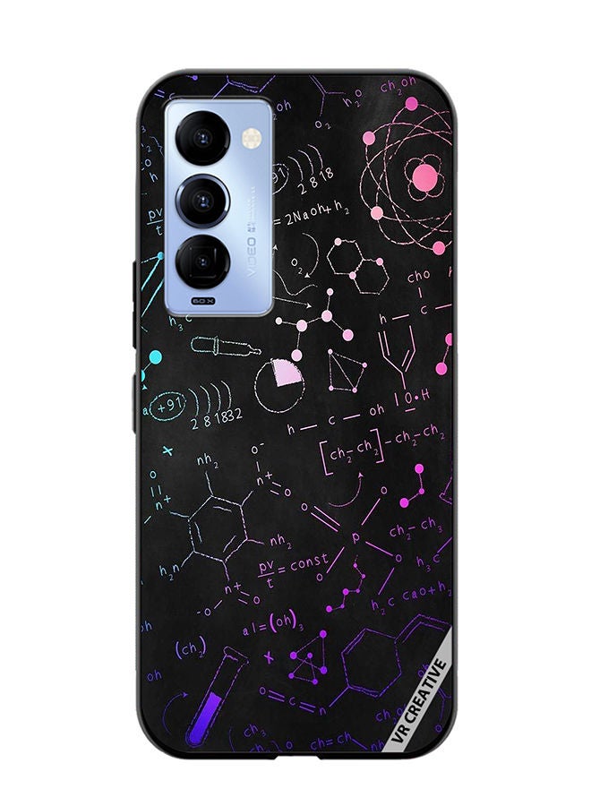 VR CREATIVE Protective Case Cover For Tecno Camon 18/18 P Chemistry Formula Design Multicolour - Image 1
