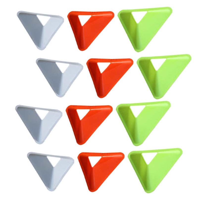 20Pcs Soccer Training Cones Triangle Markers Lightweight Portable Obstacle Discs for Skill Drills - Image 2