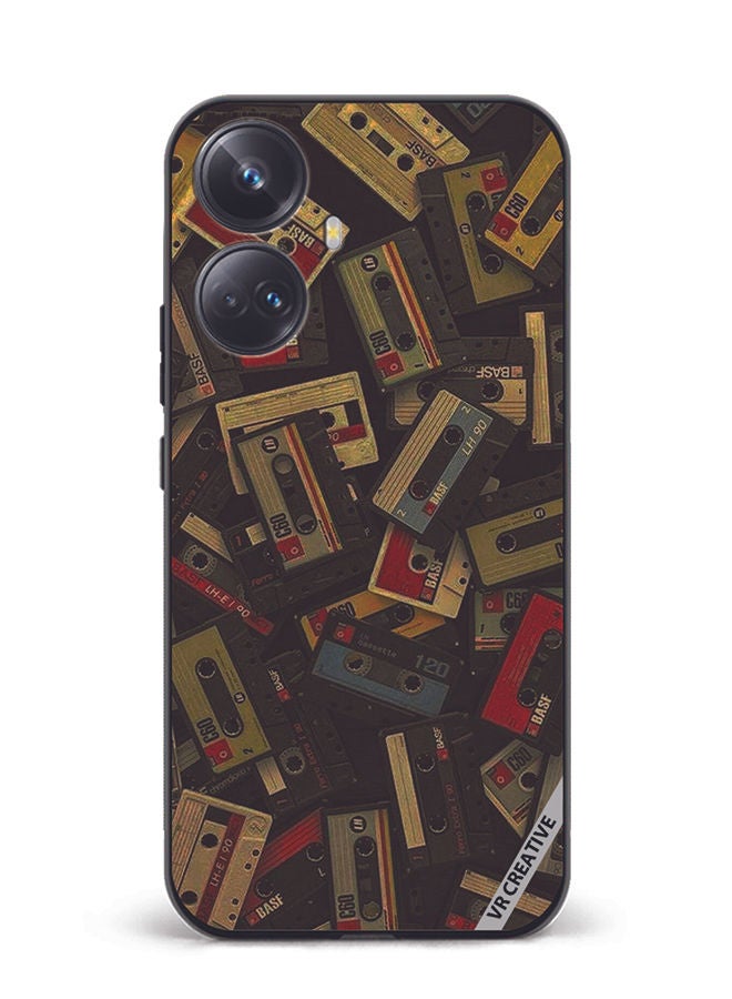 VR CREATIVE Protective Case Cover For Realme 10 Pro Plus Music Carrds Design Multicolour - Image 1