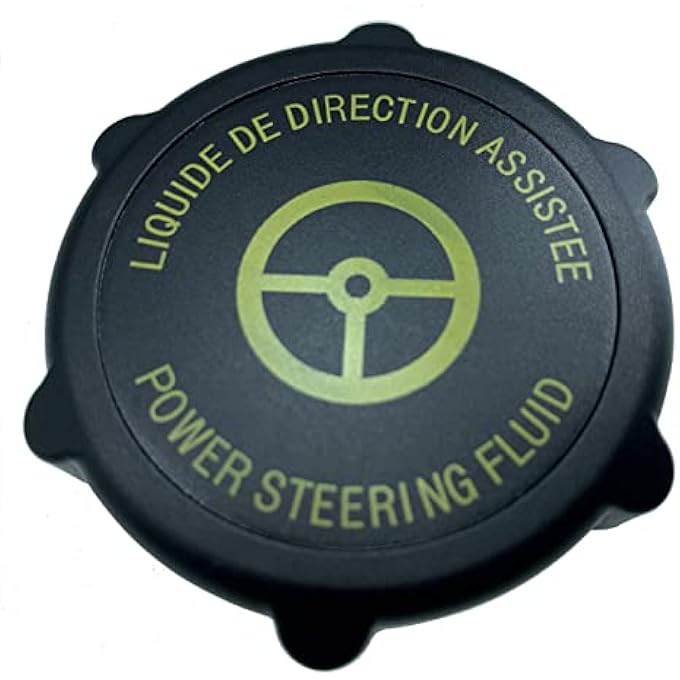 rayihni Power Steering Oil Fluid Reservoir Tank Cap Cover For Ford Focus Fiesta Fusion Ka Mondeo Escort CMax Galaxy Transit Tourneo  Land Rover LR2 Power Steering Pump Cap Replace 97BG3A006BA LR000758 - Image 1