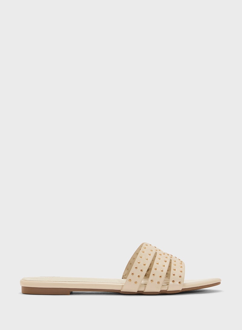 Ginger Studded Flat Sandal  - Image 1