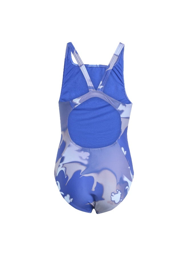 Adidas Tie Dye V-back Swimsuit Kids - Image 1