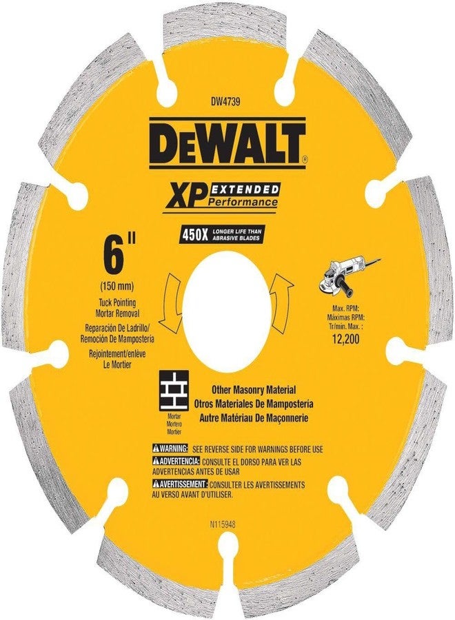 Dewalt DW4739 0.250 XP Diamond Tuck Point Blade, 6-Inch - Image 1