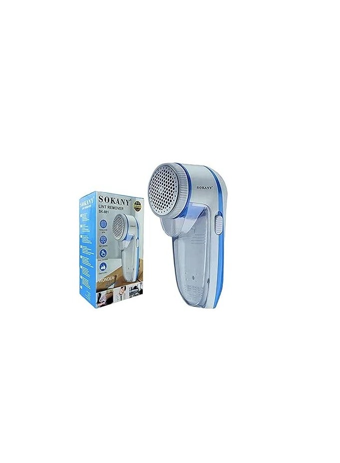 sokany Electric Lint Remover for Winter Clothes and Fabrics Rechargeable 881 SK Easy to Use