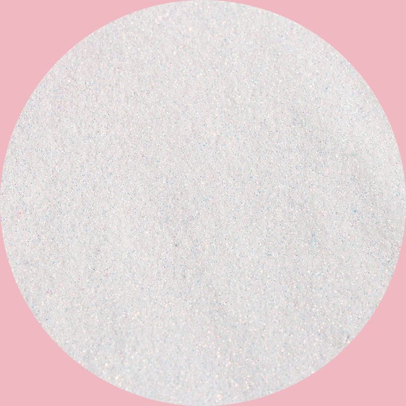 SNOOGG 350 Gram Extra Fine Ultra Bright Glitter for Resin Nail Crafts Powder Art Painting DIY Projects Holiday Festivals Color Rainbow White - Image 1