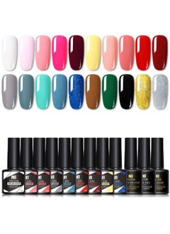 Nee Jolie 23Pcs Gel Nail Polish Set with 20 Colors Gel Nail and Base Gel Top Coat Matte Top Coat for Nail Art Salon for Women  - Image 1