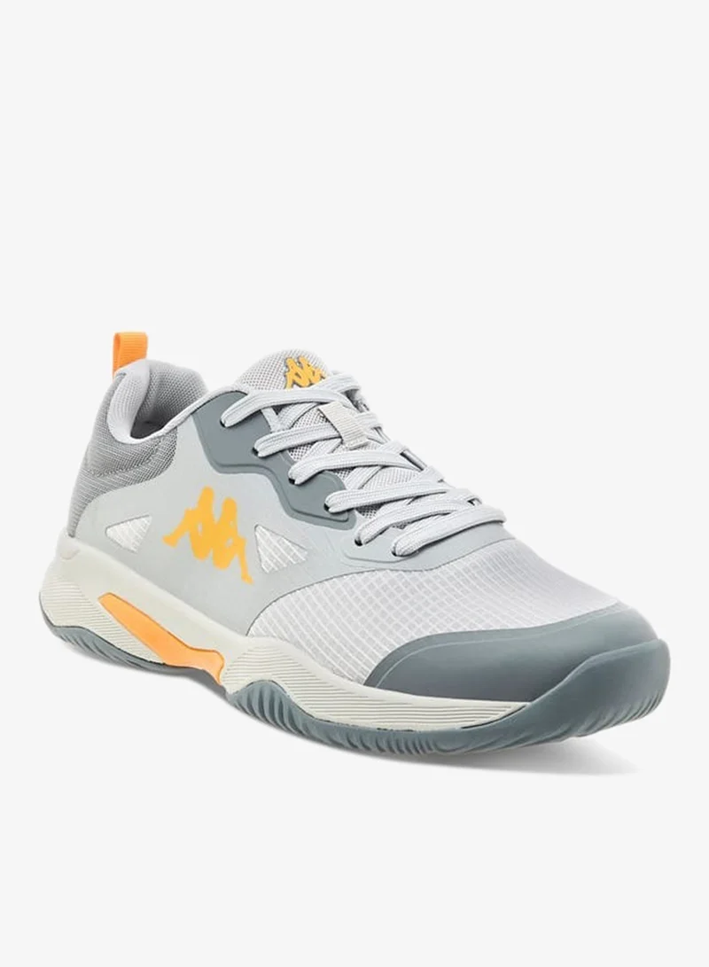 Mens Panelled Sports Shoes with Lace-Up Closure