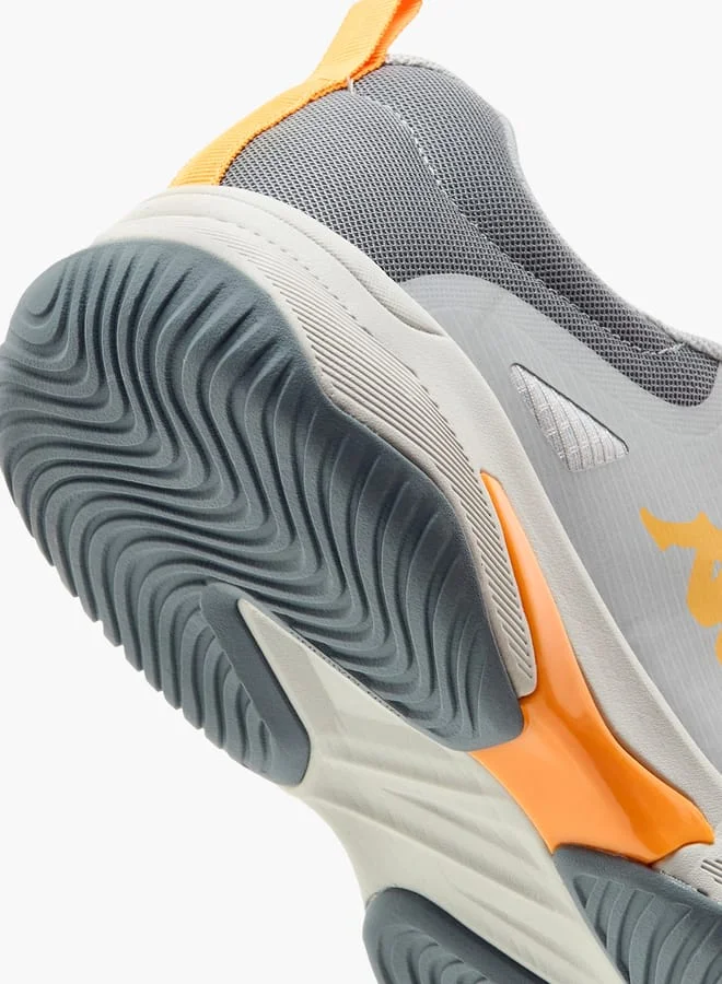 Kappa Mens Panelled Sports Shoes with Lace-Up Closure