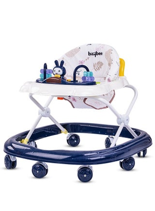 Zato Baby Walker for Kids, Foldable Kids Walker with 3 Position Adjustable Height & Musical Toy Bar Activity Walker for Toddlers Walker for Baby Boy Girl 7 to 18 Months Dark Blue - pzsku/Z3A1A995AFA0A37A20698Z/45/_/1737359661/153401ee-8bfd-4eba-b3d3-18c42ee66444