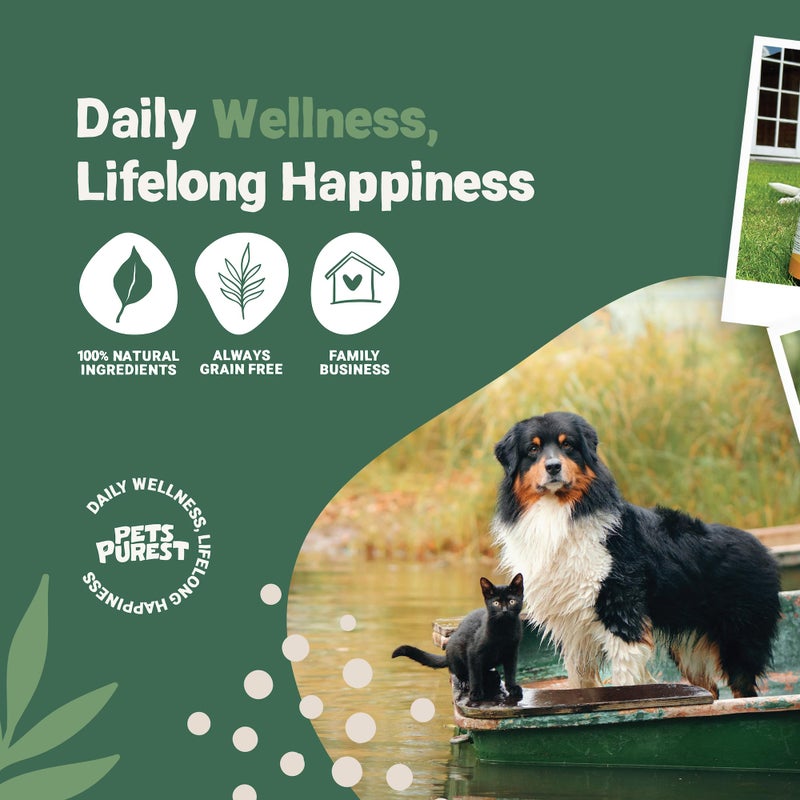 Pets Purest Salmon Oil for Dogs, Cats, Horses, Ferrets & Pets - 32 Fl Oz 100% Pure Premium Food Grade - Natural Omega 3, 6 & 9 Supplement - Promotes Coat, Skin, Joint and Brain Health - Image 5