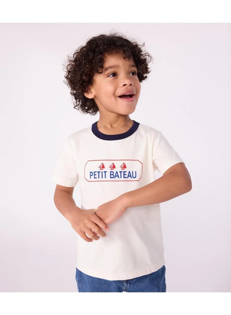 بيتي باتو تيشيرت أطفال بأكمام قصيرة وطبعة