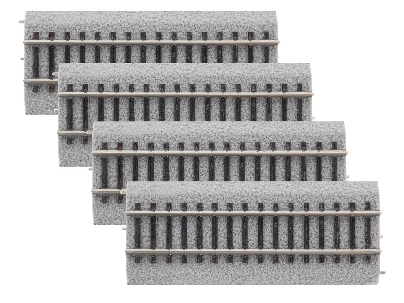 Lionel HO Gauge Track 45 Straight MagneLock 4Pack - Image 2