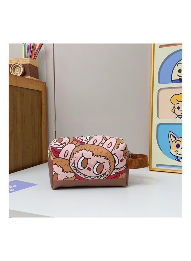 Cloth Cosmetic Bag Cartoon Bag Student Pen Bag Stationery Storage Bag Bubble Mate Canvas Bag-Color:One  - Image 1