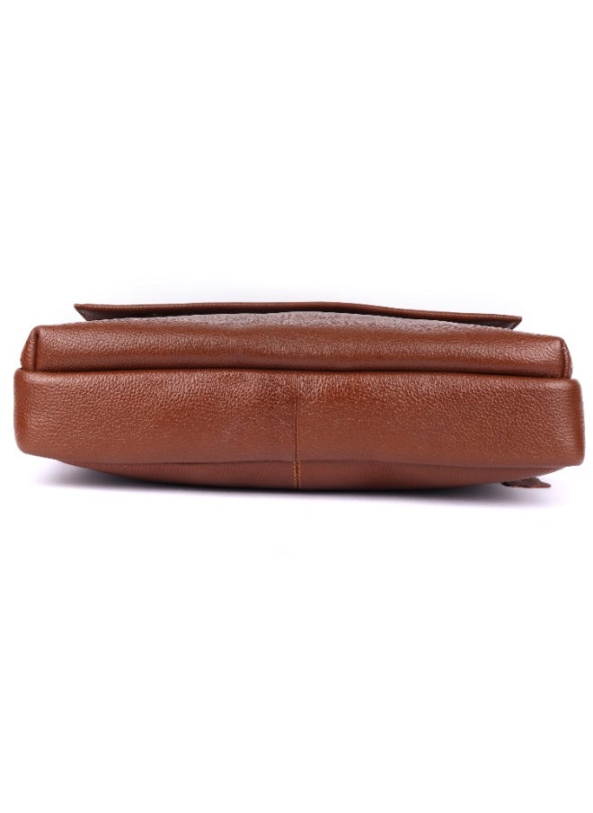 LAVERI LEATHER LAVERI Laptop Bag for Men - Leather Messenger Bag for Office - Fits up to 15 Inch Laptop - Shoulder Bag with Multiple Compartments - Executive Leather Bag for Work/Travel/Casual  - 2869  - Image 3