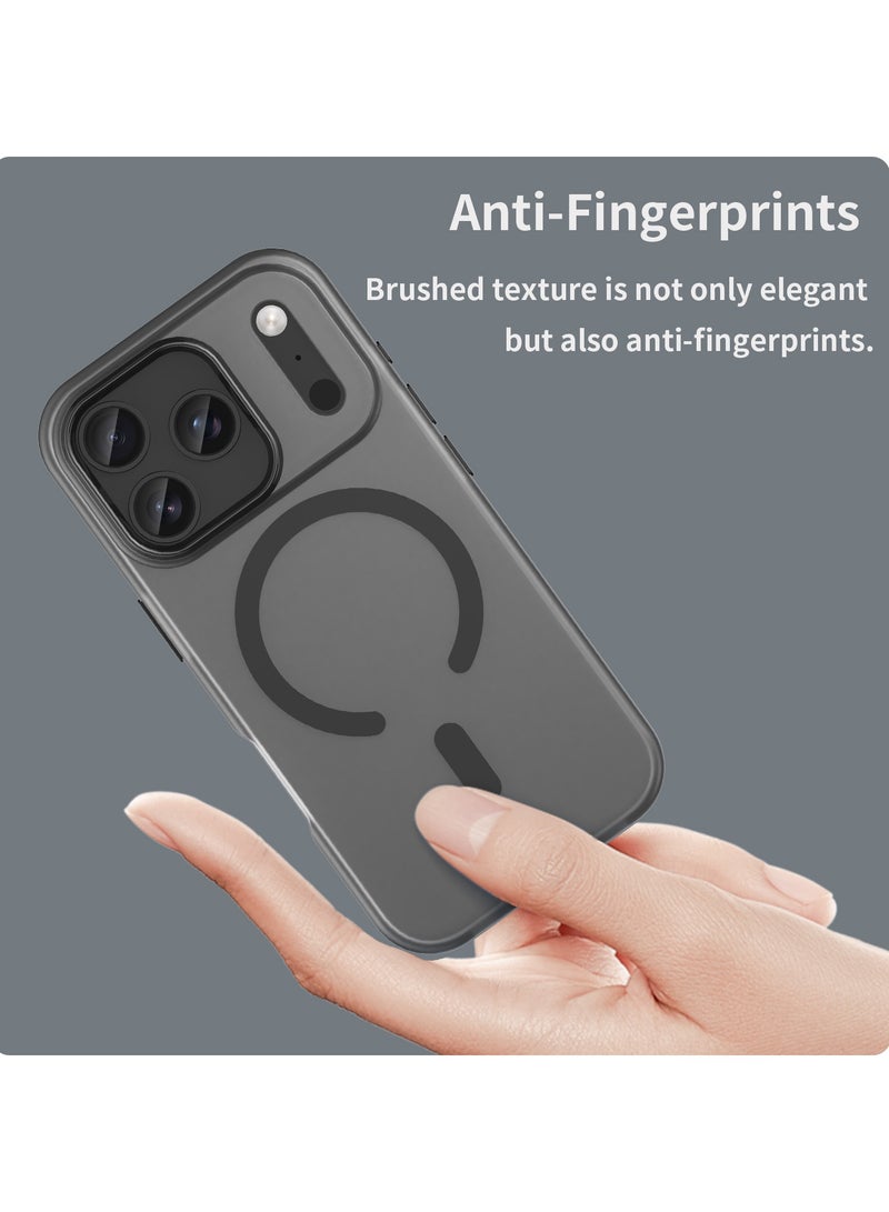 Fankalo iPhone 17 Pro MagSafe Case Magnetic Back Cover,Anti-Yellow Shockproof Back Cover,Slim Phone Cover with Strong Magnet for Apple 17 Pro (2025) - Image 4