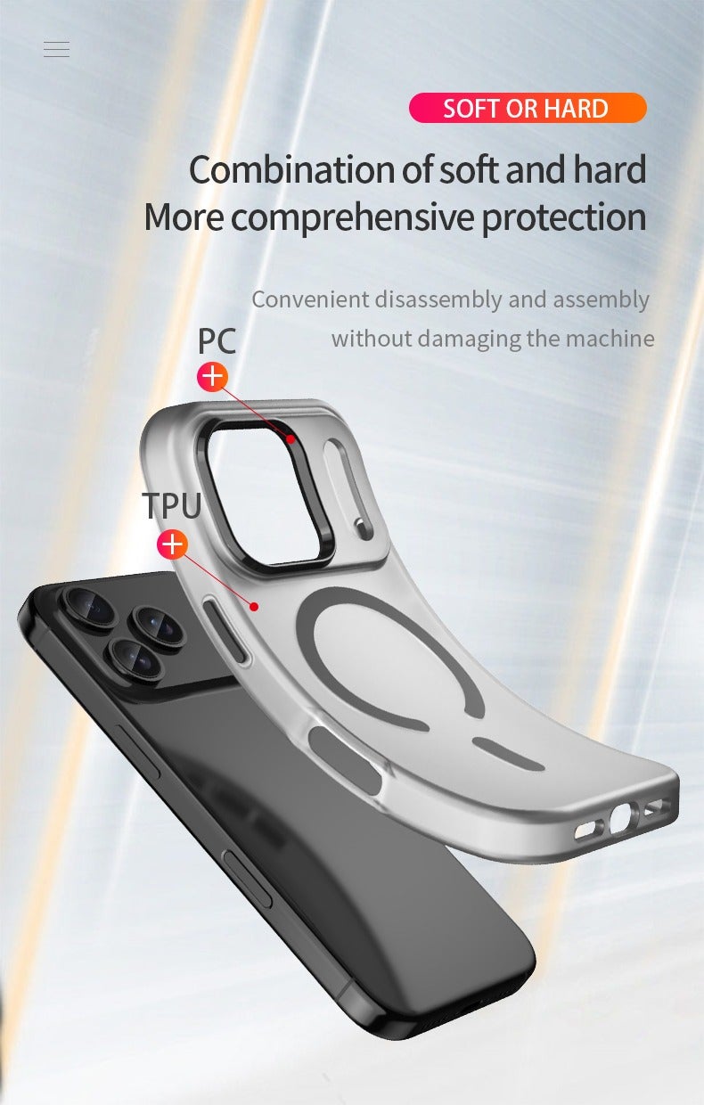 Fankalo iPhone 17 Pro MagSafe Case Magnetic Back Cover,Anti-Yellow Shockproof Back Cover,Slim Phone Cover with Strong Magnet for Apple 17 Pro (2025) - Image 5