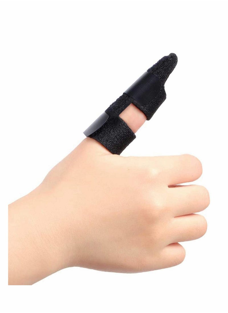 SYOSI - 1 Pack Finger Splint, Trigger Finger Splints, Mallet Finger Brace, Finger Support and Straightener for Index, Middle, Ring Finger, Tendon Release and Pain Relief - Image 1