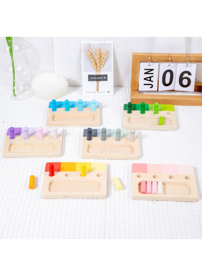 Generic Montessori Color Sensation Wooden Plates Use Your Brain To ...