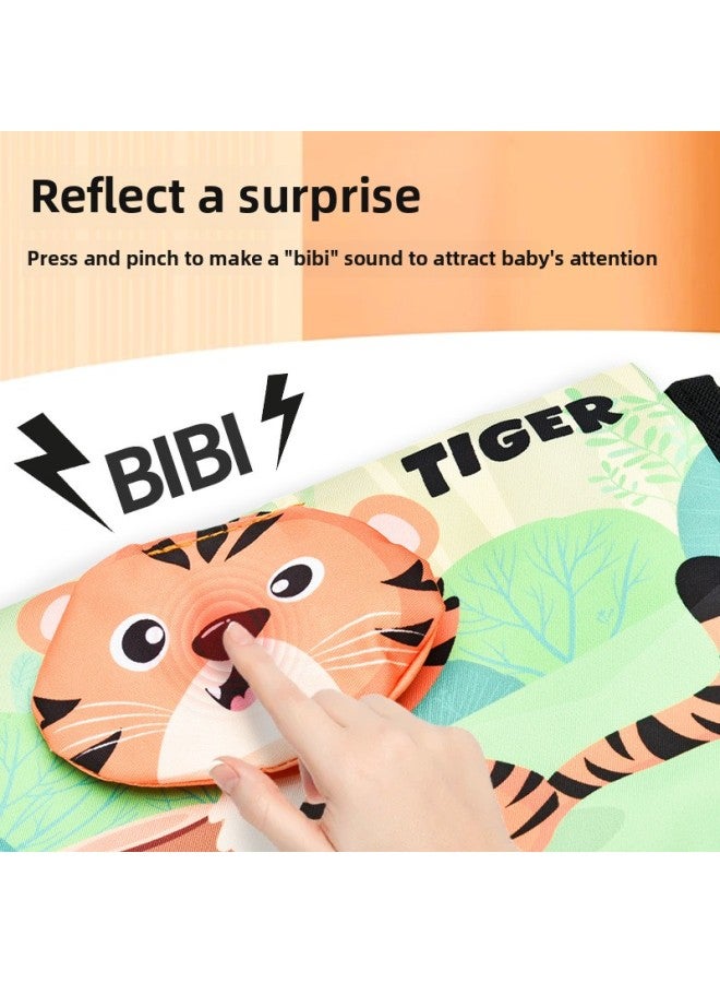 0-December Baby Early Education Cloth Book Desk Calendar Black And White Color Visual Head-up Training Tear Paper Toys-Colour:Black And White Dolphin  - Image 5