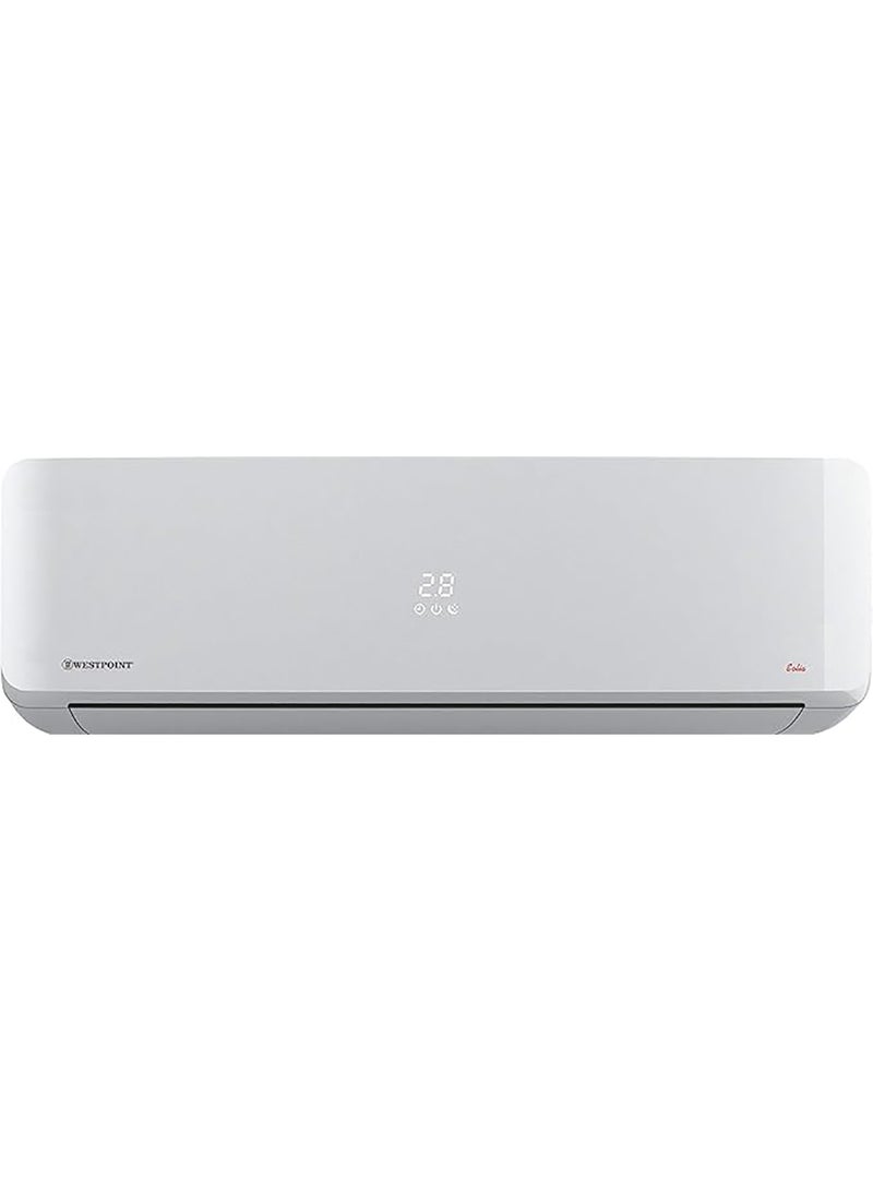 WESTPOINT 1 Ton Split Air Conditioner R410, 12000 BTU, Auto Restart, 4 Way Swing - 1 Year Full & 5 Year Compressor Warranty WST-1221.L White - Image 1