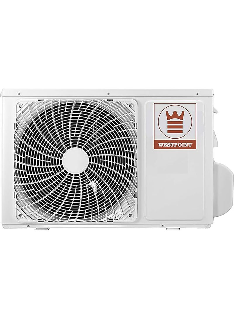 WESTPOINT 1 Ton Split Air Conditioner R410, 12000 BTU, Auto Restart, 4 Way Swing - 1 Year Full & 5 Year Compressor Warranty WST-1221.L White - Image 3