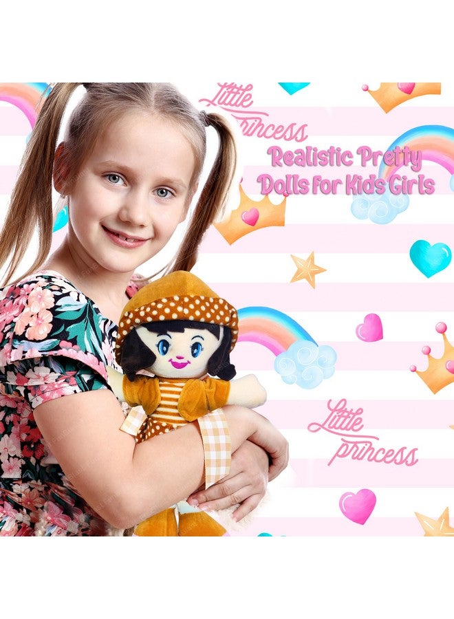 FunBlast Doll for Girls - Soft Dolls for Girls Soft Toys for Baby Girl, Plush Doll, Washable Doll, Birthday Return Gifts for Kids, Stuffed Doll, Toys for Girls (30 CM Brown) - Image 5