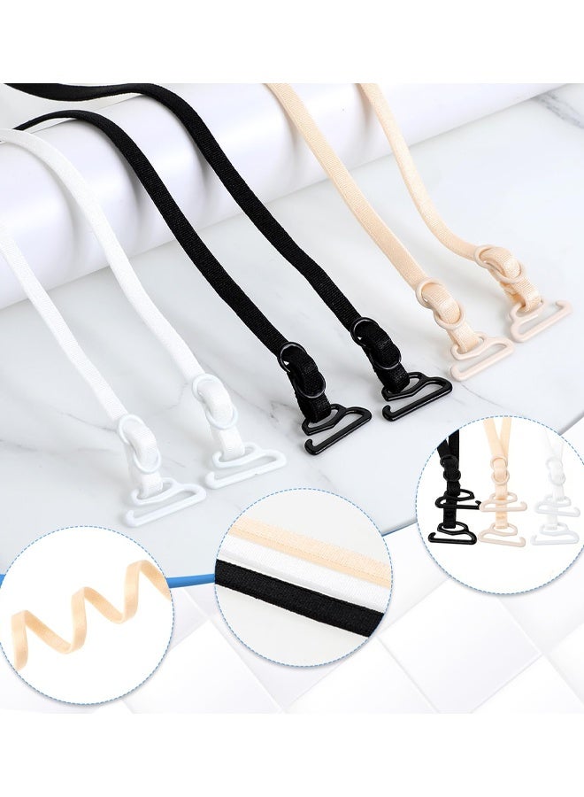 24 Pieces Clear Bra Straps, Invisible Adjustable Bra Strap Non-Slip Bra Replacement Shoulder Straps - Image 3