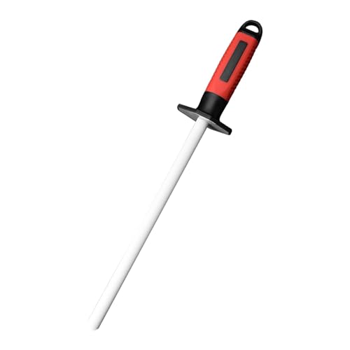 ATORSE® Honing Rod Ceramic Rod Household Non Slip Handle Sharpening Rod Kitchen Tool 10inch - Image 2