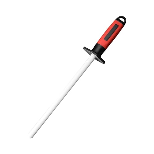 ATORSE® Honing Rod Ceramic Rod Household Non Slip Handle Sharpening Rod Kitchen Tool 10inch - Image 1