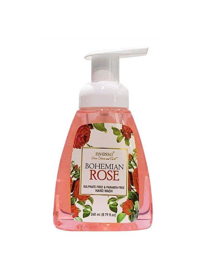 Nyassa Bohemian Rose Foaming Handwash 260Ml Sulphate And Paraben Free - Image 2
