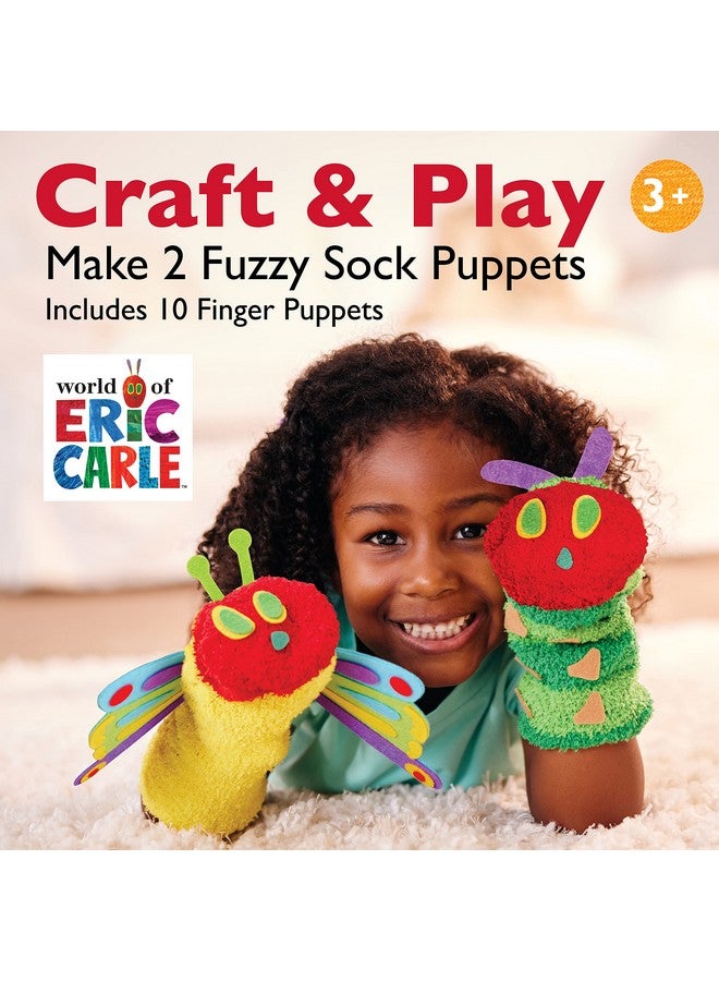 Creativity for Kids Creativity for Kids The Very Hungry Caterpillar Story Puppets: Sock Puppet Kit for Toddlers from The World of Eric Carle, Crafts for Kids Ages 3-5+  - Image 2